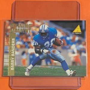 Barry Sanders #216 1995 Pinnacle Club Collection Football Trading Card